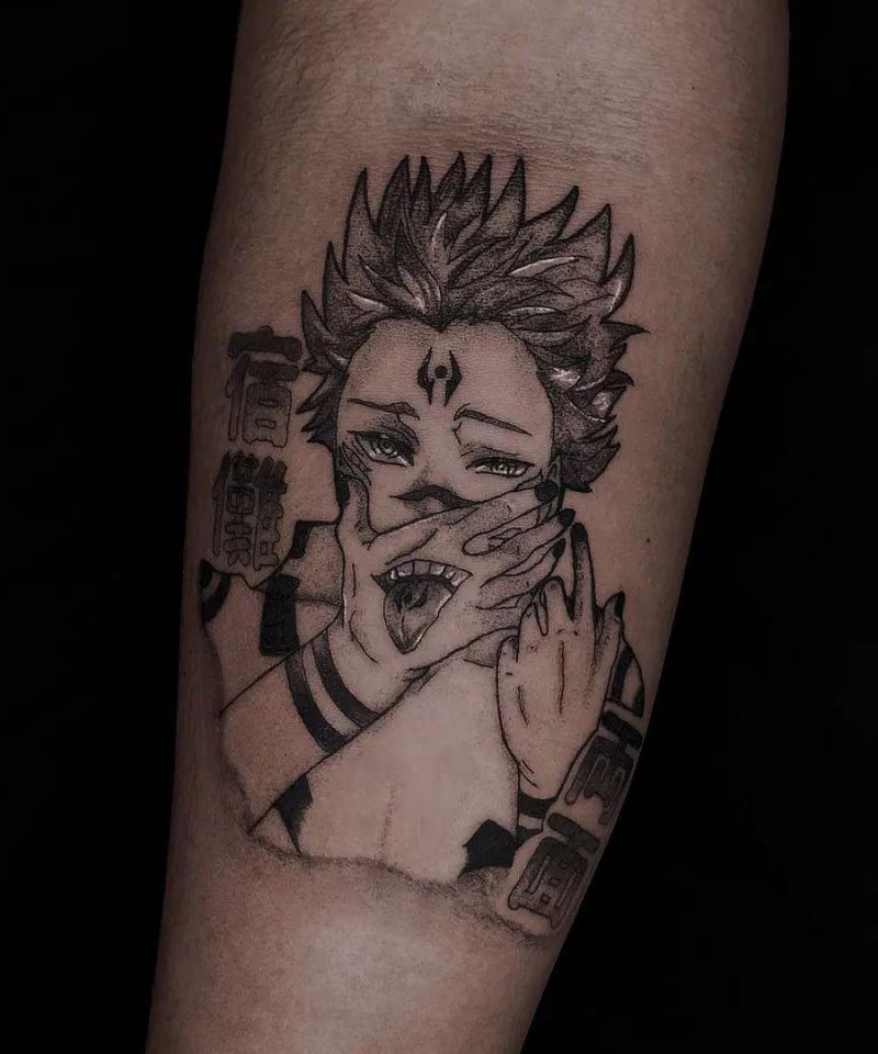 30 Unique Sukuna Tattoos Give You Ideas