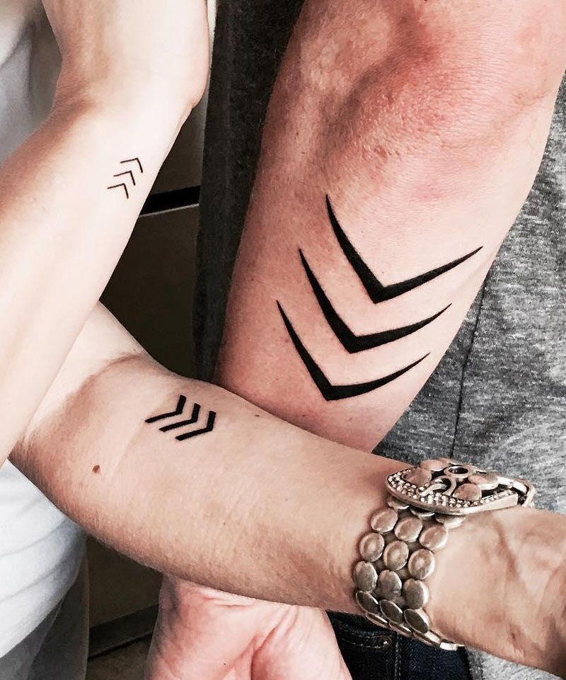 30 Unique Chevron Tattoos You Can Copy