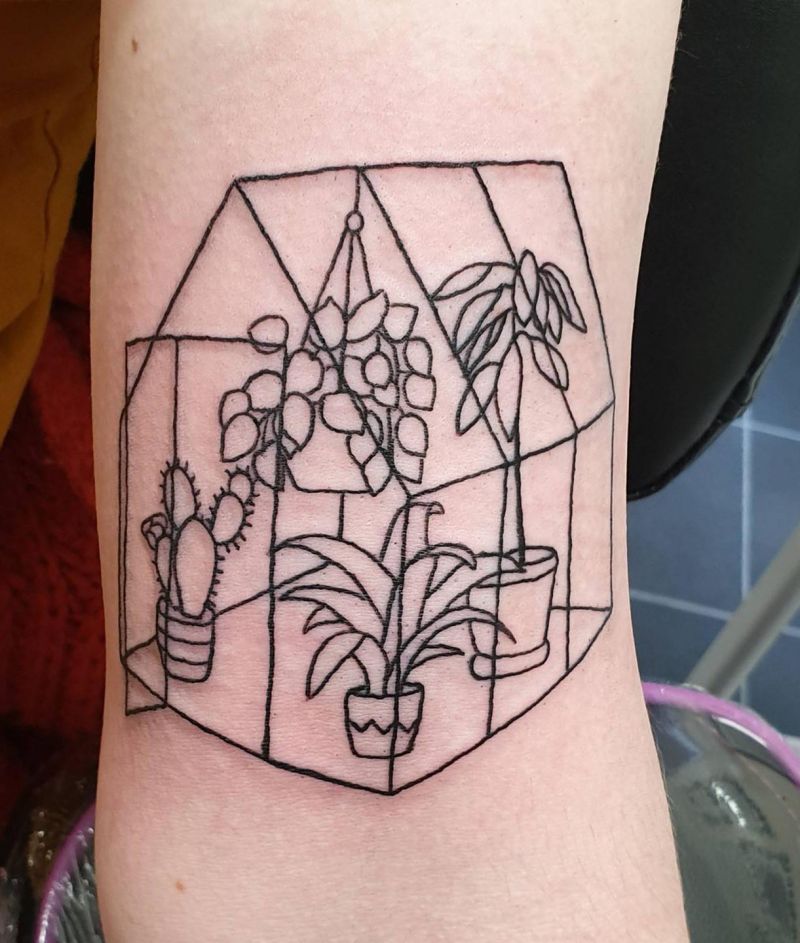 18 Unique Greenhouse Tattoos to Inspire You