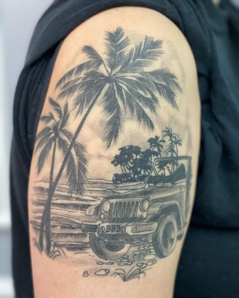 30 Unique Jeep Tattoos You Must Love