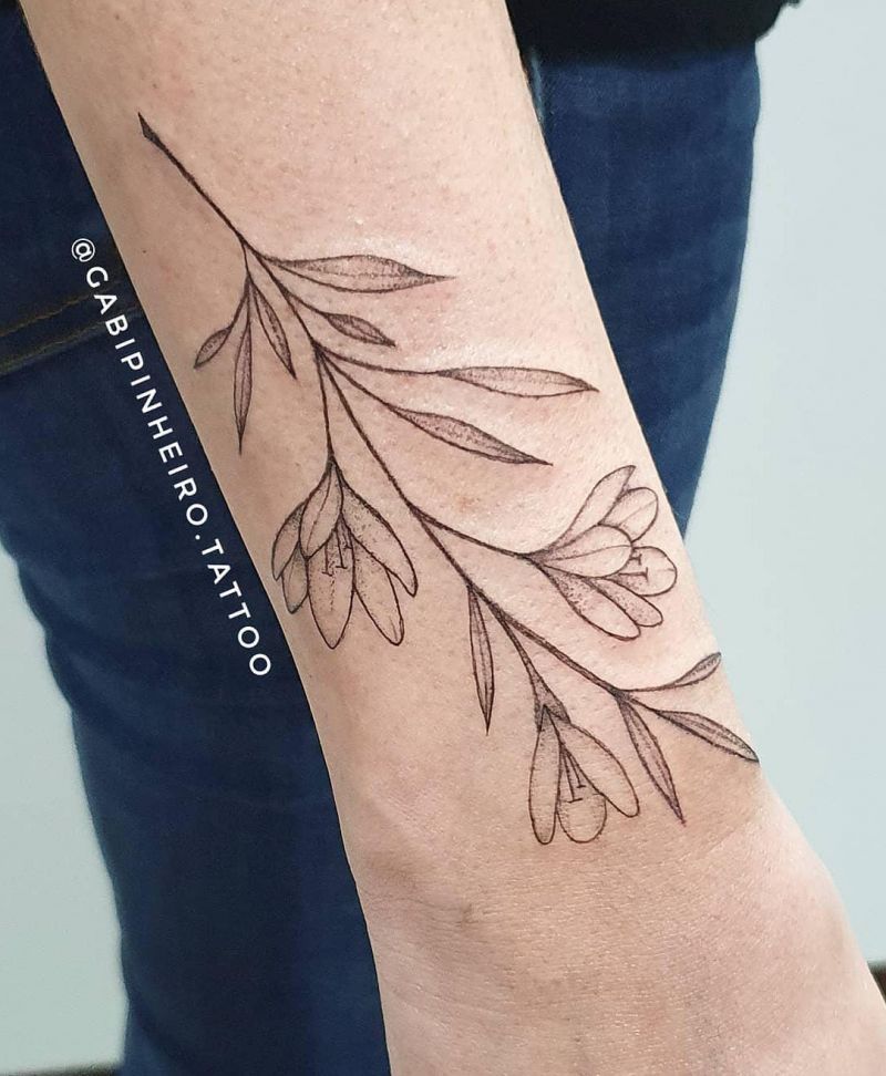 30 Pretty Crocus Tattoos You Must Love