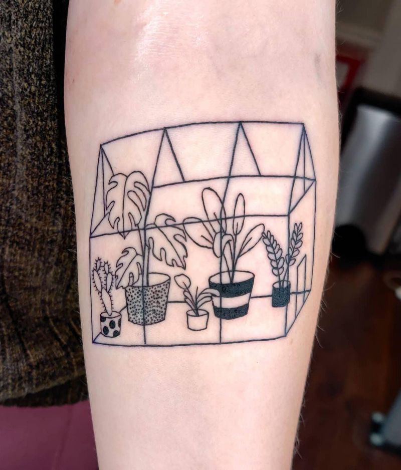 18 Unique Greenhouse Tattoos to Inspire You