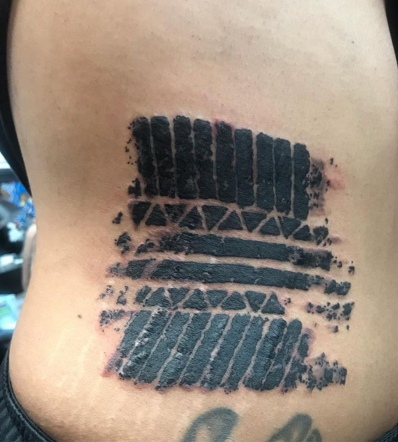 30 Unique Tire Tattoos You Must Love