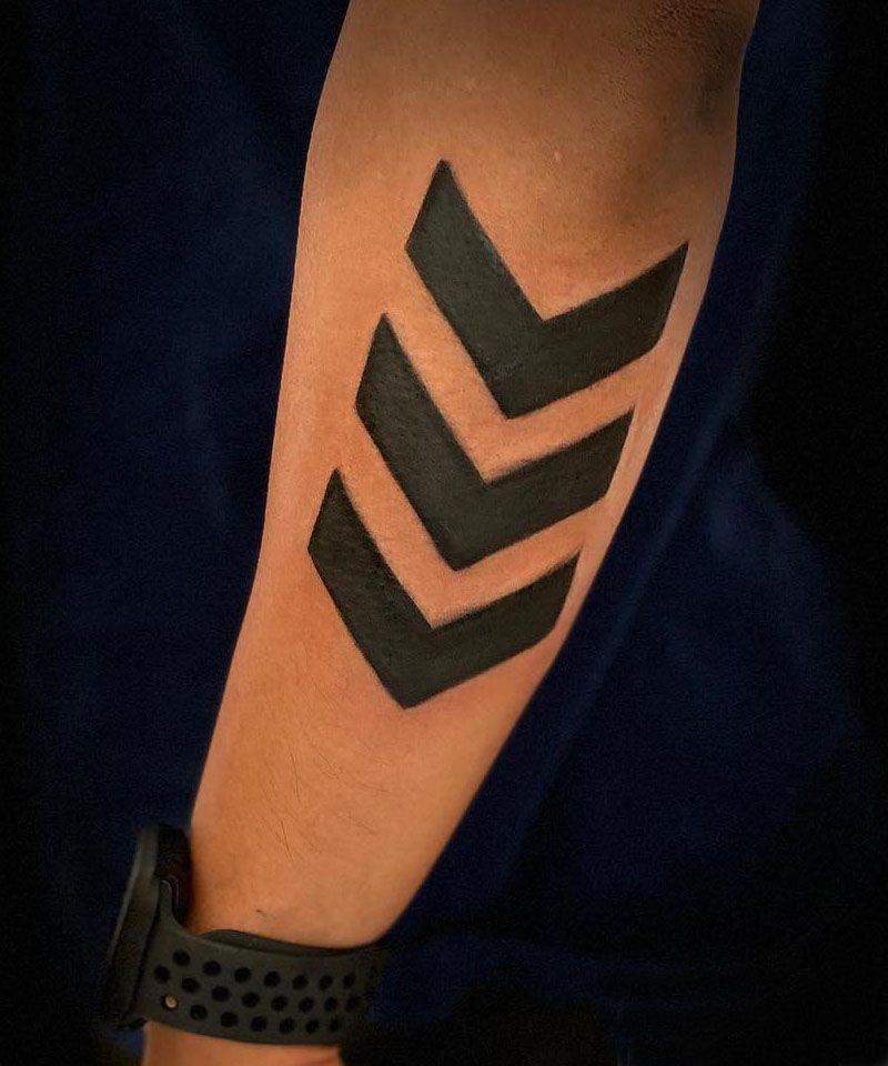 30 Unique Chevron Tattoos You Can Copy