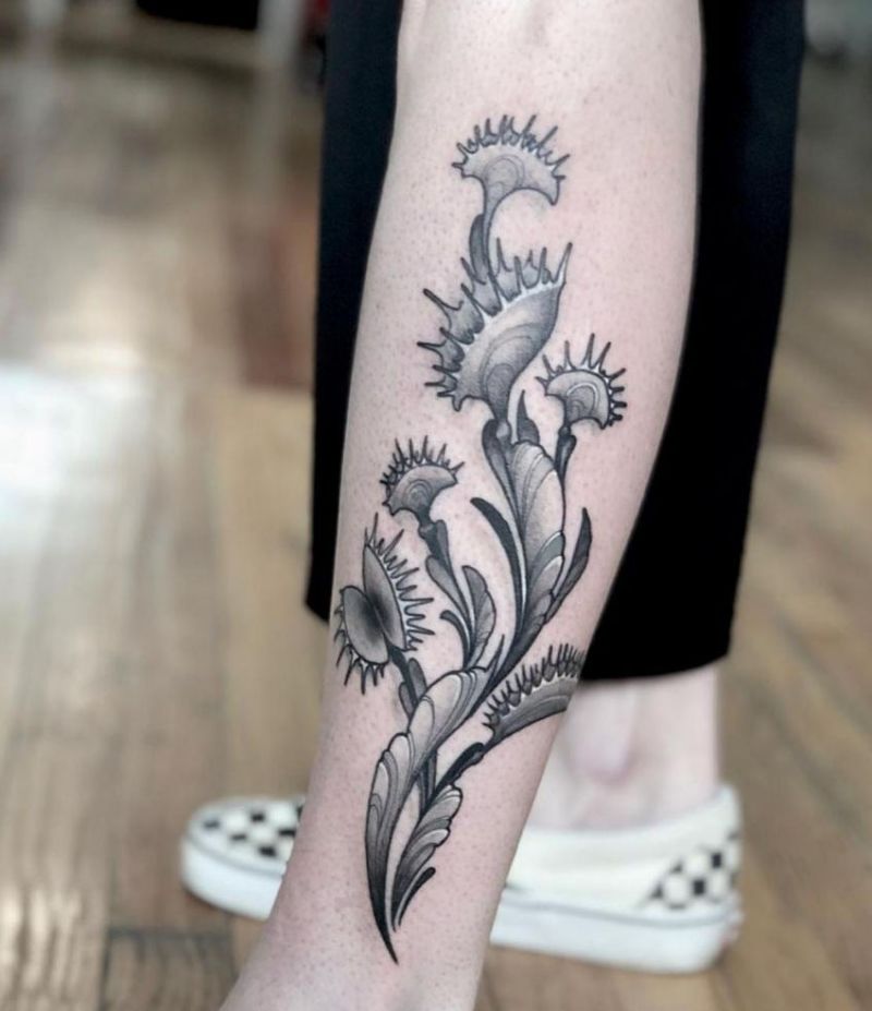 30 Unique Venus Flytrap Tattoos You Must Love