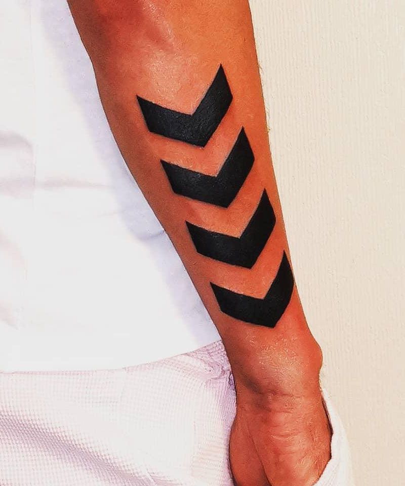 30 Unique Chevron Tattoos You Can Copy