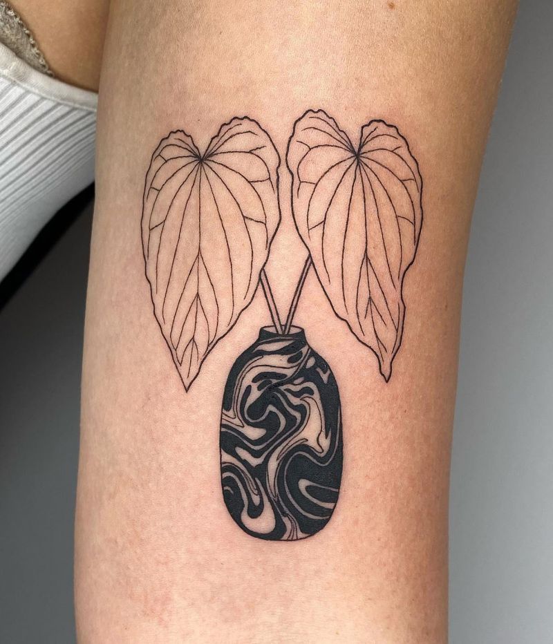 30 Pretty Anthurium Tattoos You Must Love