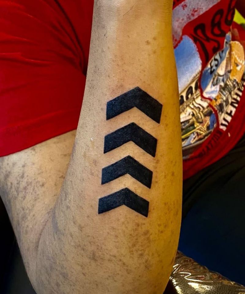 30 Unique Chevron Tattoos You Can Copy