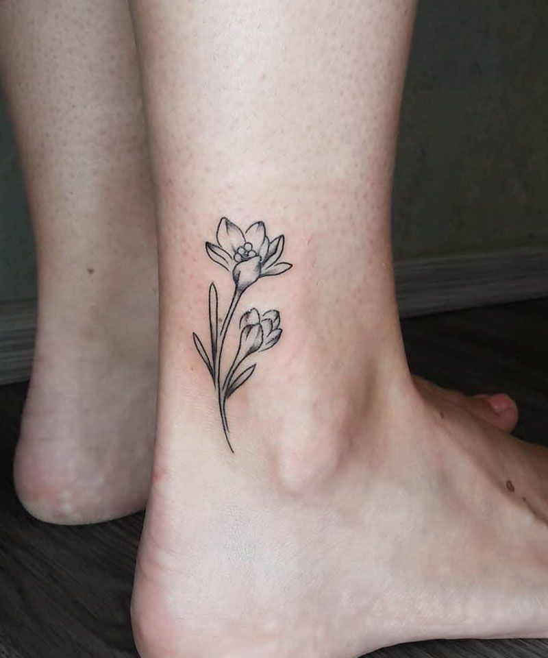 30 Pretty Crocus Tattoos You Must Love