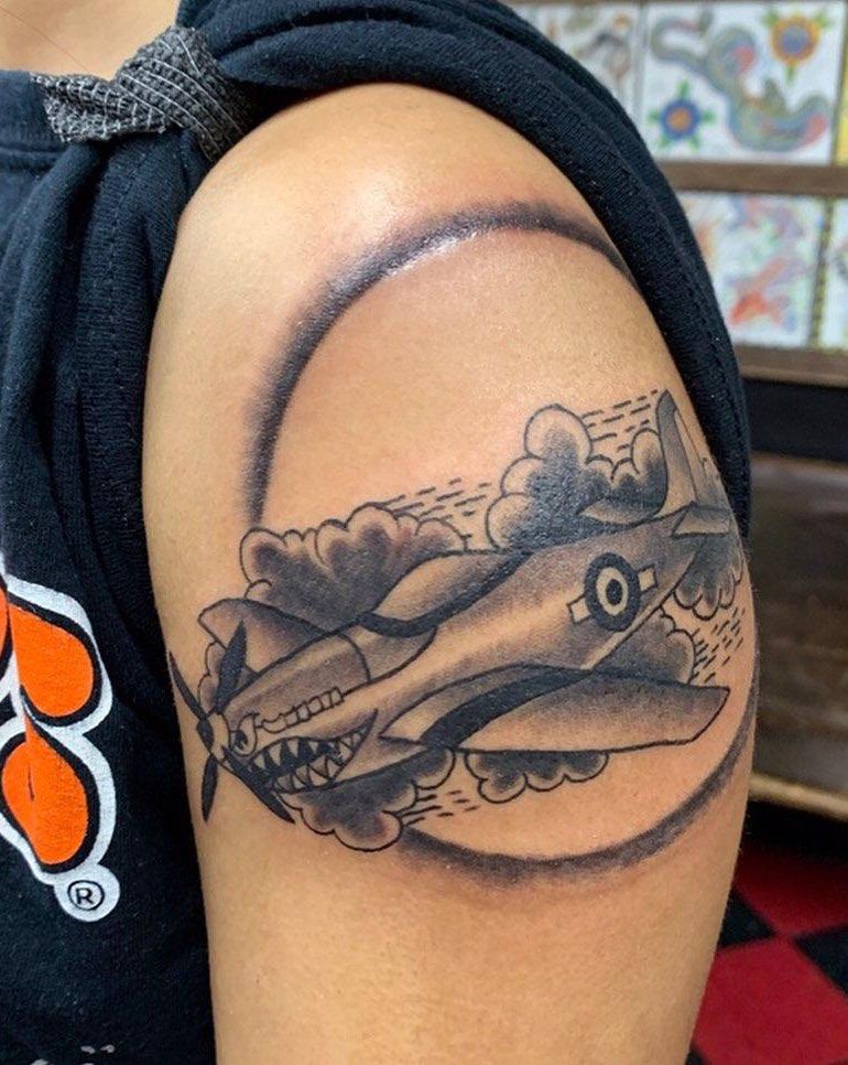 30 Great Jet Tattoos You Will Love