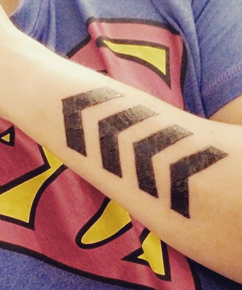 30 Unique Chevron Tattoos You Can Copy