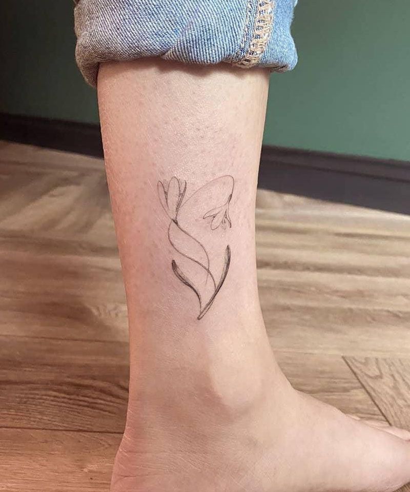 30 Pretty Crocus Tattoos You Must Love