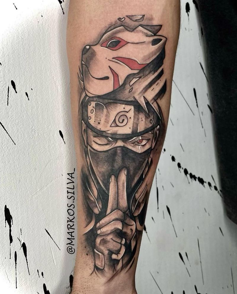 30 Great Kakashi Tattoos You Will Love