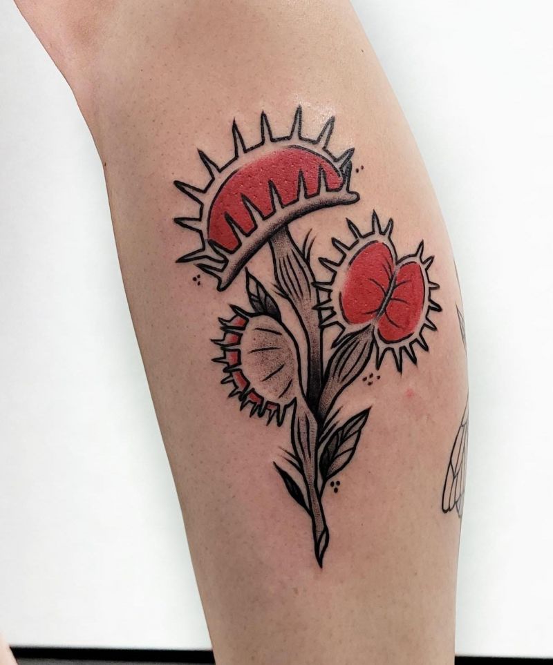 30 Unique Venus Flytrap Tattoos You Must Love