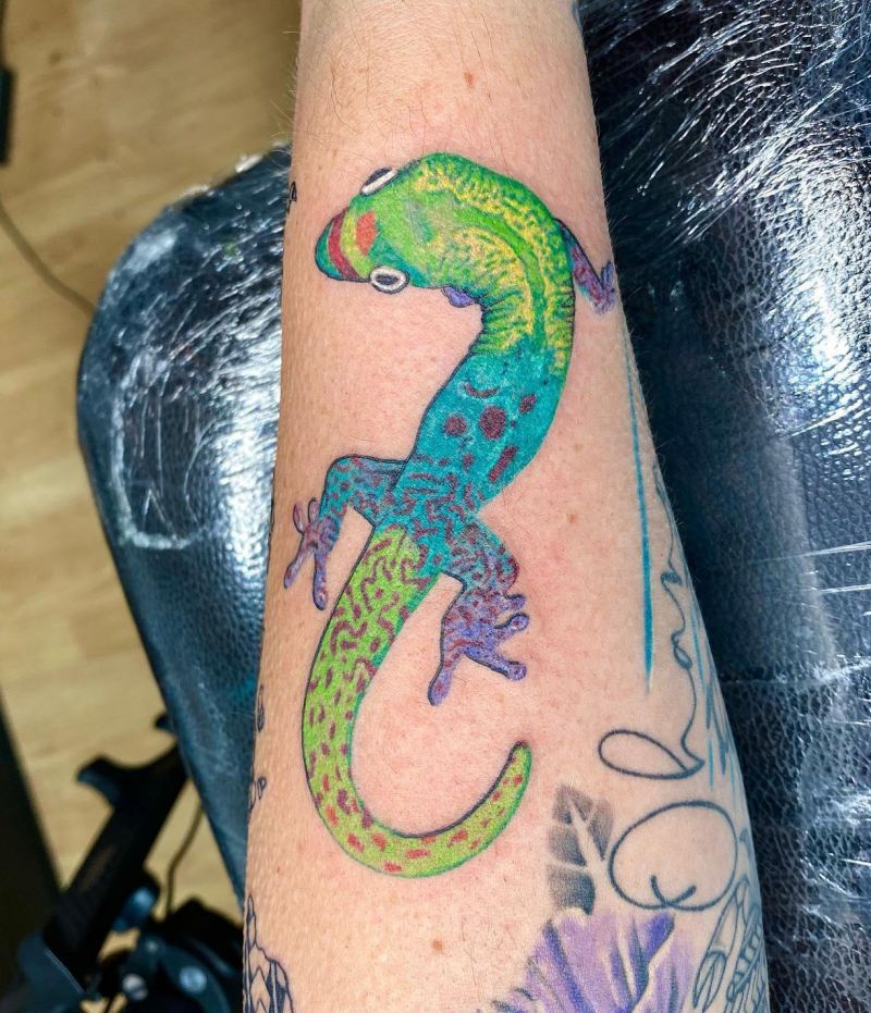 30 Exciting Gecko Tattoos You Must Love