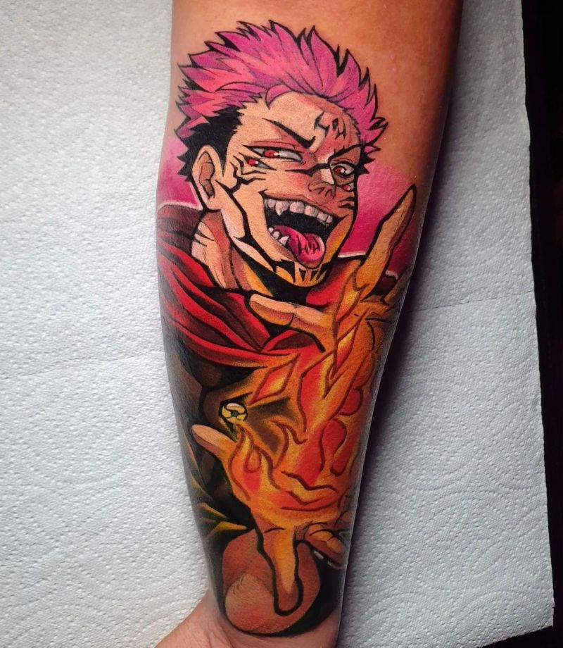 30 Unique Sukuna Tattoos Give You Ideas