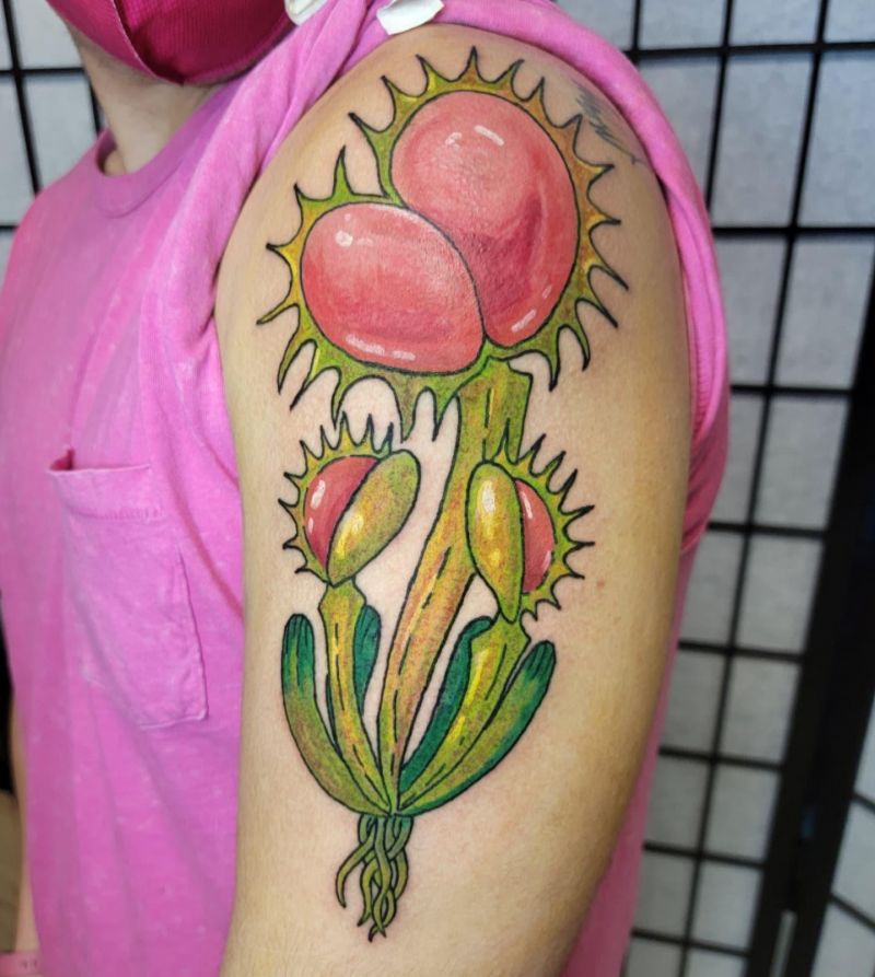 30 Unique Venus Flytrap Tattoos You Must Love