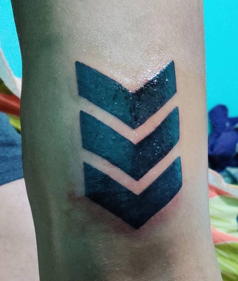 30 Unique Chevron Tattoos You Can Copy