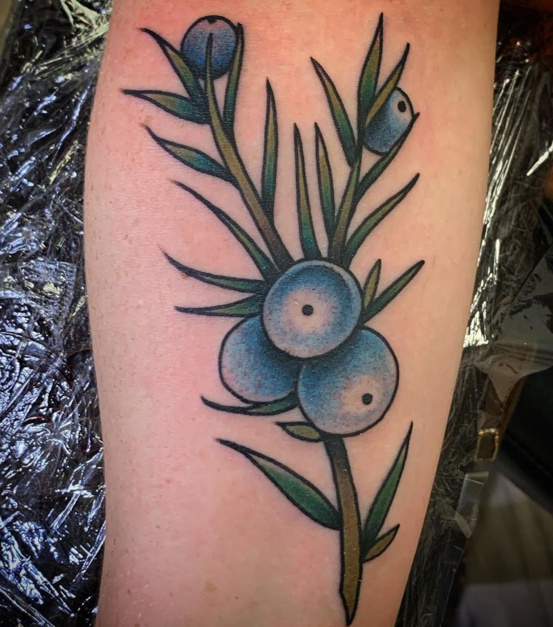 30 Pretty Juniper Tattoos to Inspire You