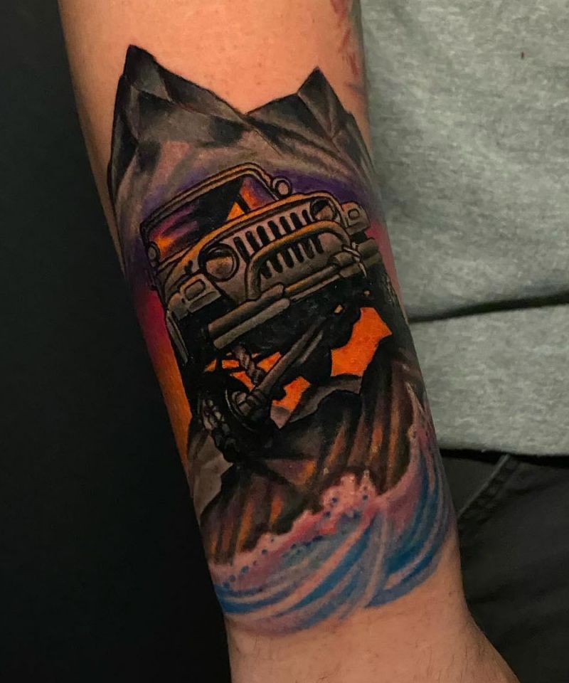 30 Unique Jeep Tattoos You Must Love