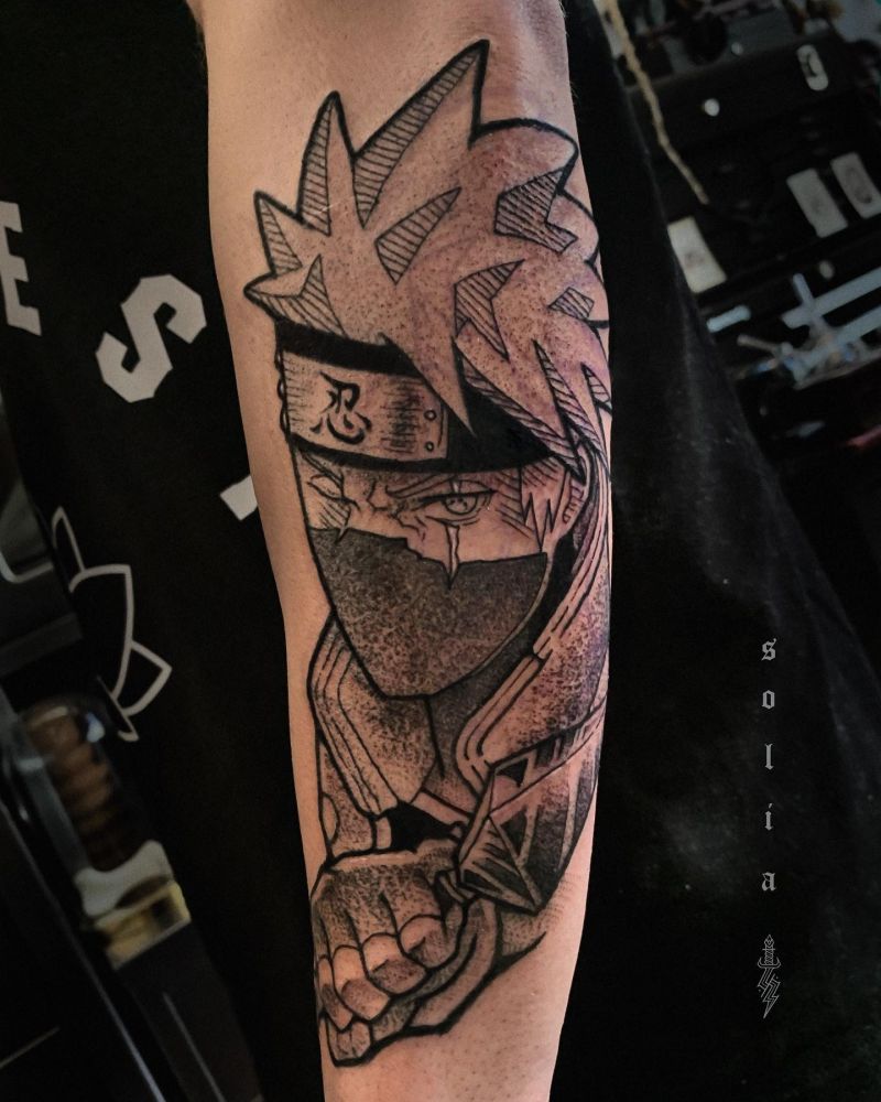 30 Great Kakashi Tattoos You Will Love