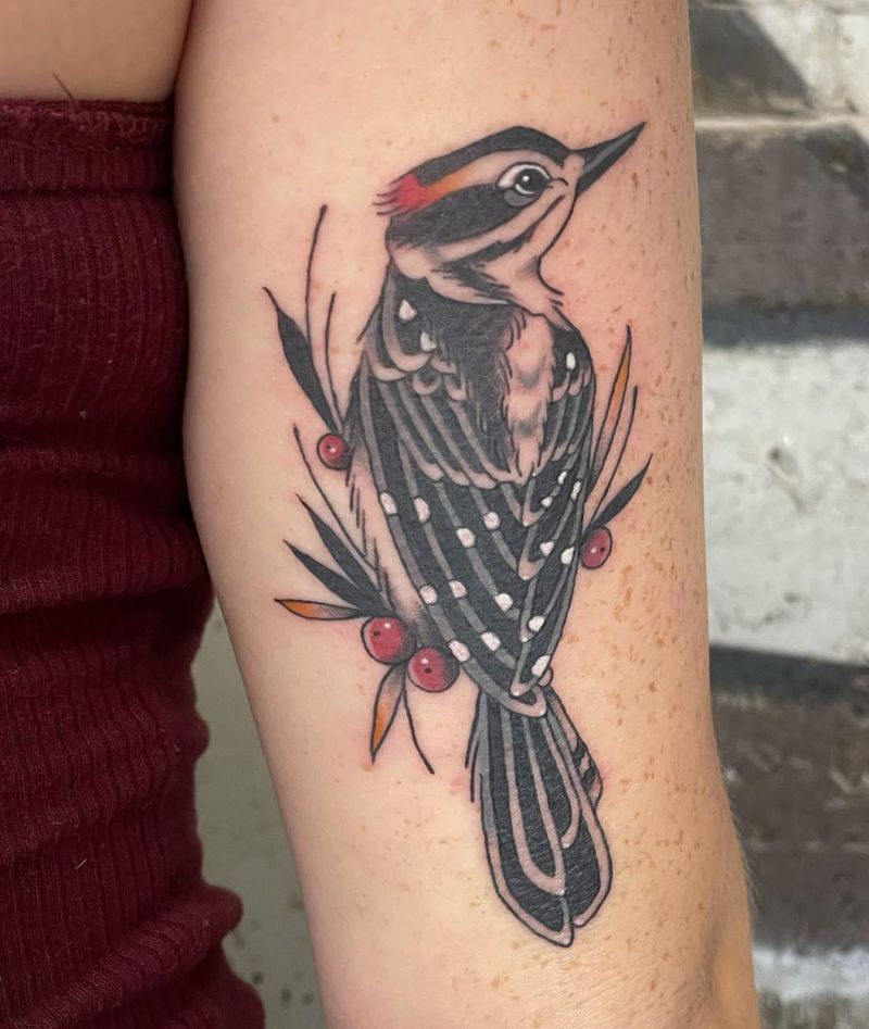 30 Pretty Woodpecker Tattoos You Must Love