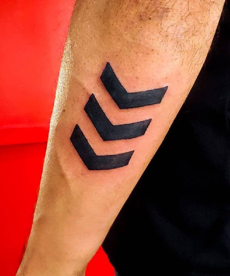 30 Unique Chevron Tattoos You Can Copy