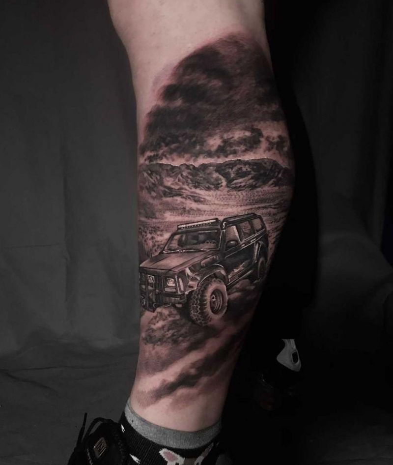 30 Unique Jeep Tattoos You Must Love