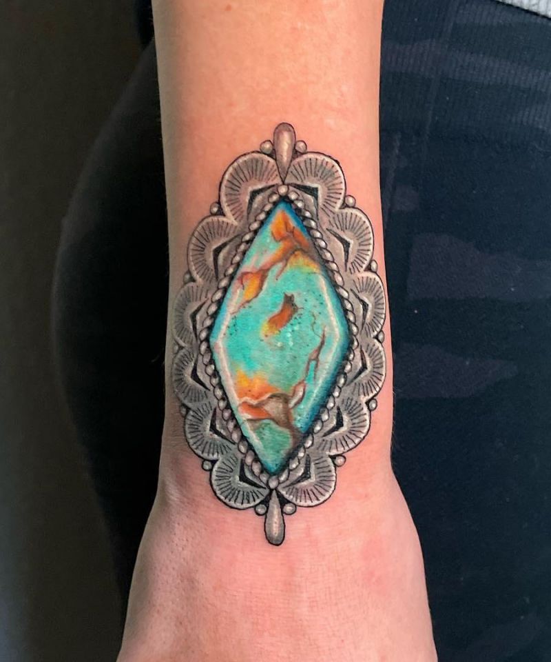 30 Great Turquoise Tattoos You Will Love