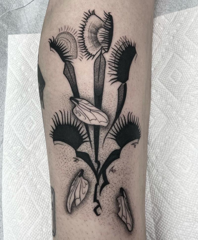 30 Unique Venus Flytrap Tattoos You Must Love