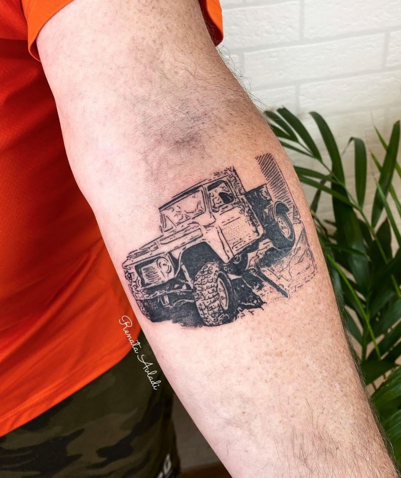 30 Unique Jeep Tattoos You Must Love