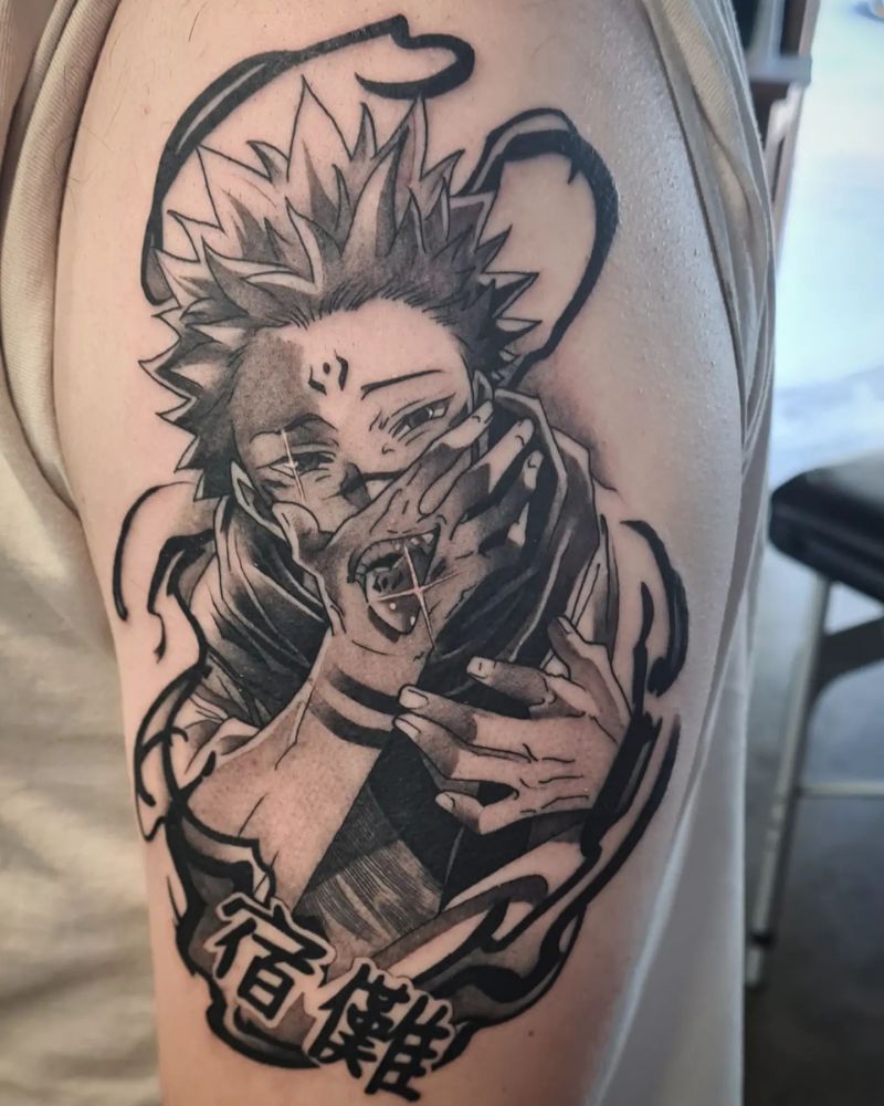 30 Unique Sukuna Tattoos Give You Ideas