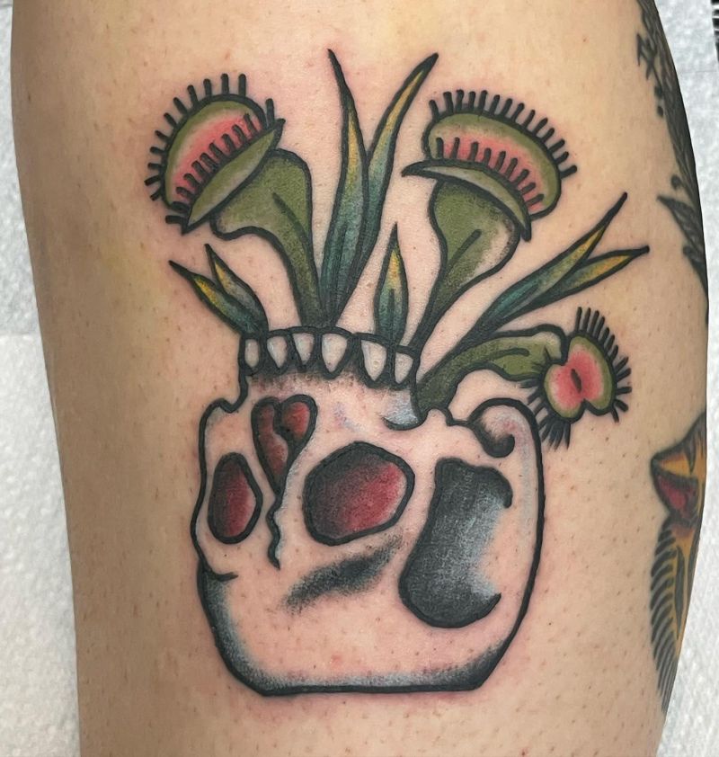 30 Unique Venus Flytrap Tattoos You Must Love