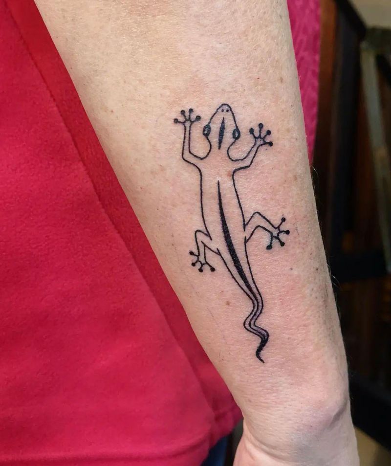 30 Exciting Gecko Tattoos You Must Love