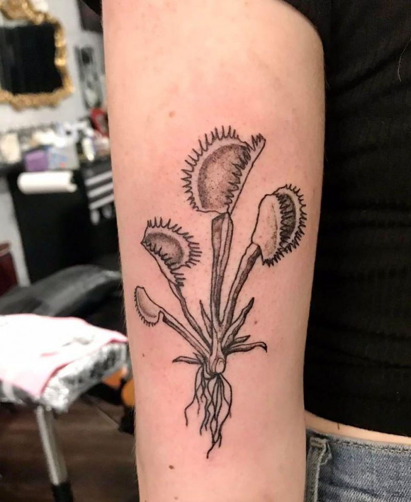 30 Unique Venus Flytrap Tattoos You Must Love