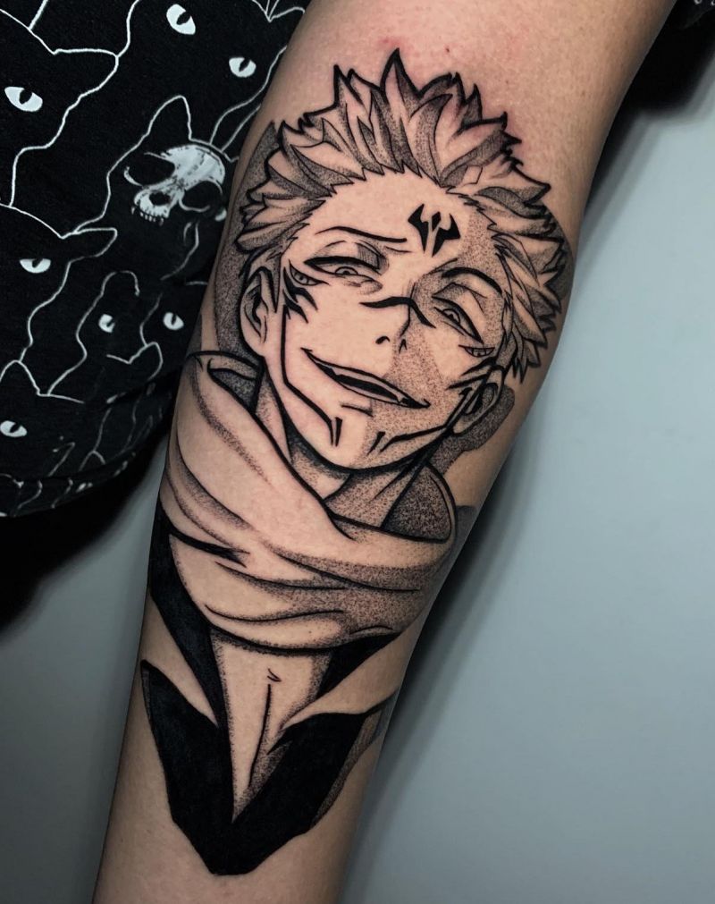 30 Unique Sukuna Tattoos Give You Ideas