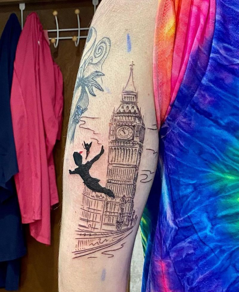 30 Unique Big Ben Tattoos Give You Inspiration