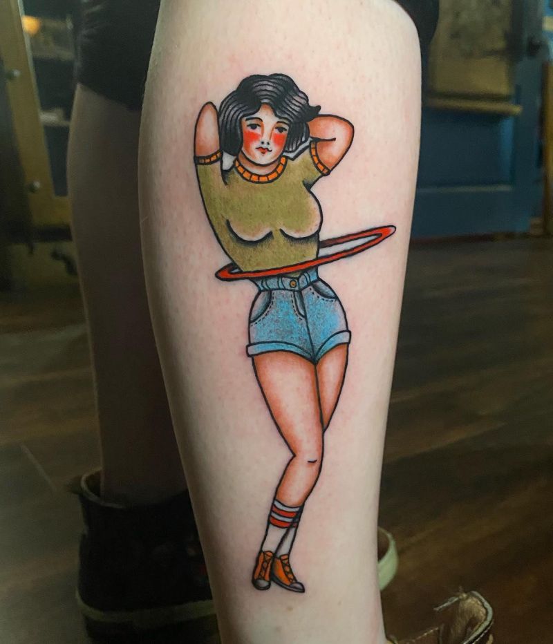 18 Unique Hula Hoop Tattoos You Will Love