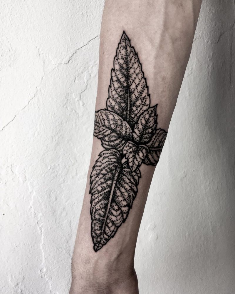 30 Pretty Mint Tattoos You Can Copy