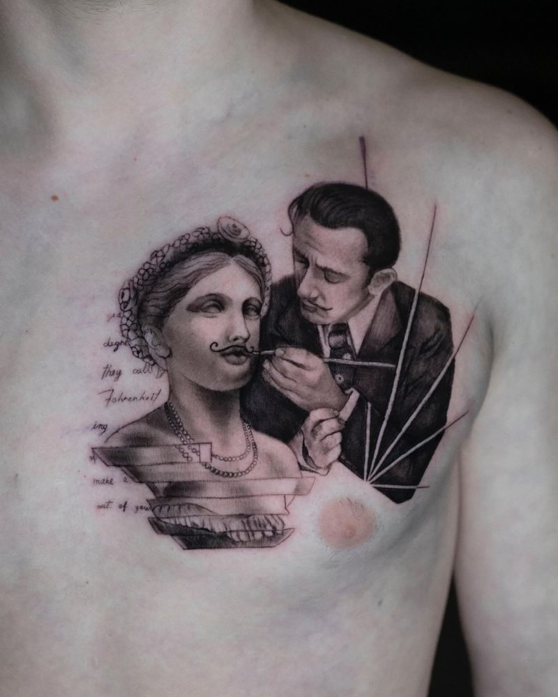 30 Unique Salvador Dali Tattoos to Inspire You