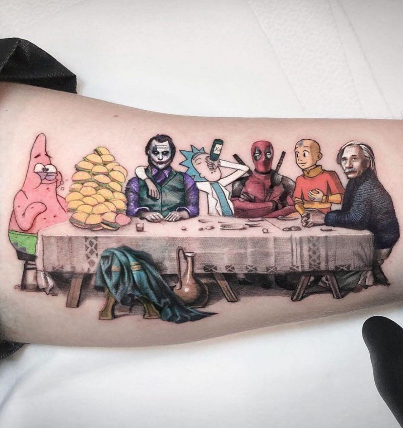 30 Unique Last Supper Tattoos You Can Copy