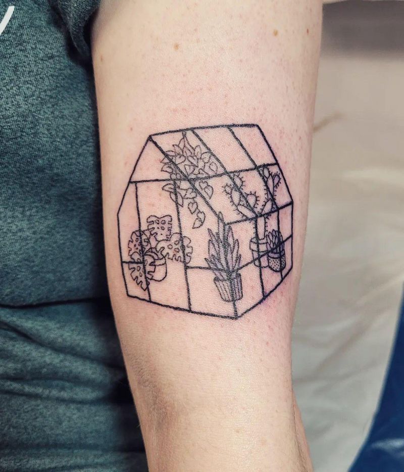 18 Unique Greenhouse Tattoos to Inspire You