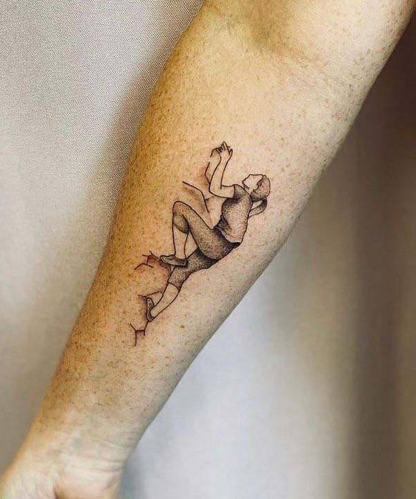 30 Unique Rock Climbing Tattoos You Can Copy