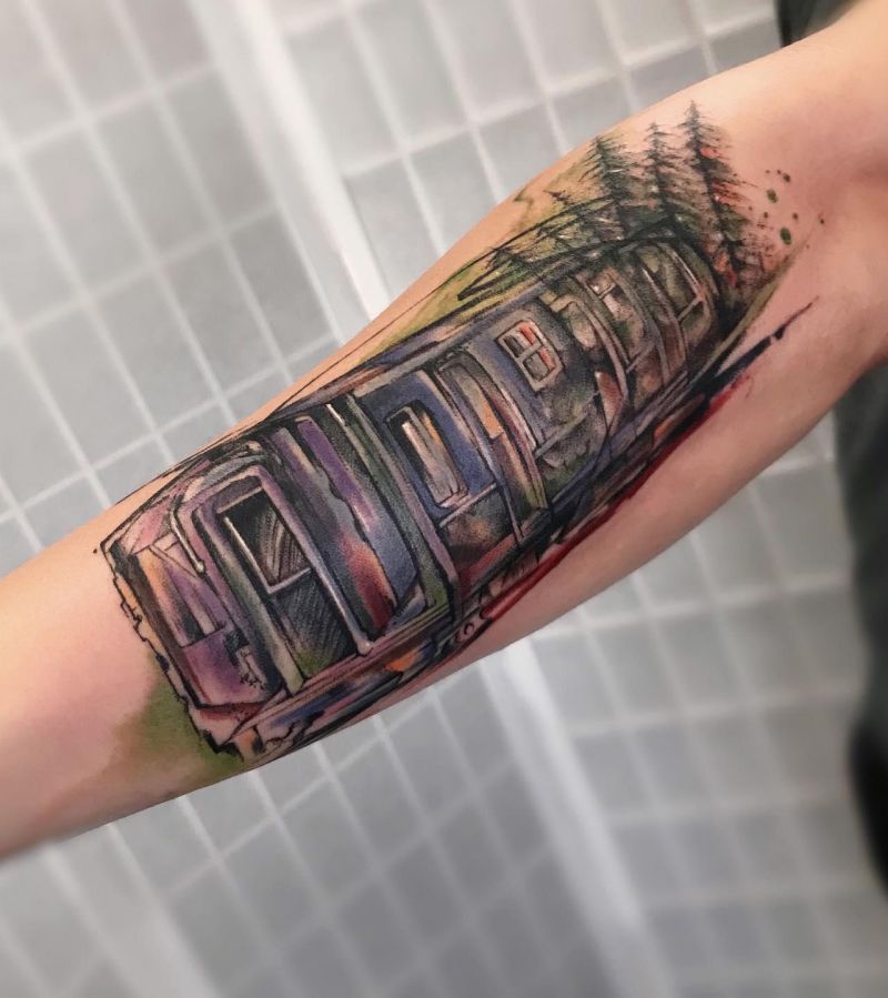 30 Unique Subway Tattoos You Can Copy