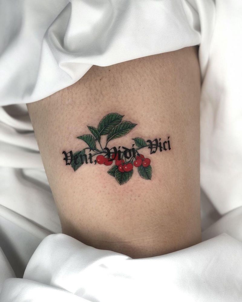 30 Unique Veni Vidi Vici Tattoos for Your Inspiration