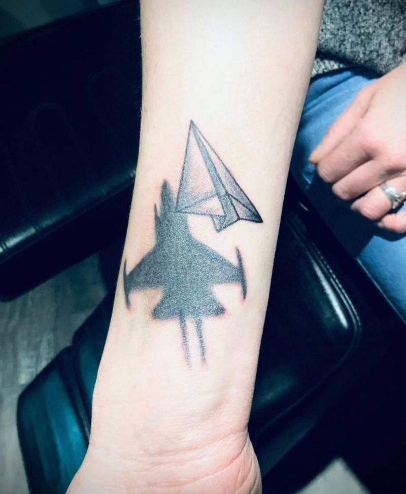 30 Great Jet Tattoos You Will Love