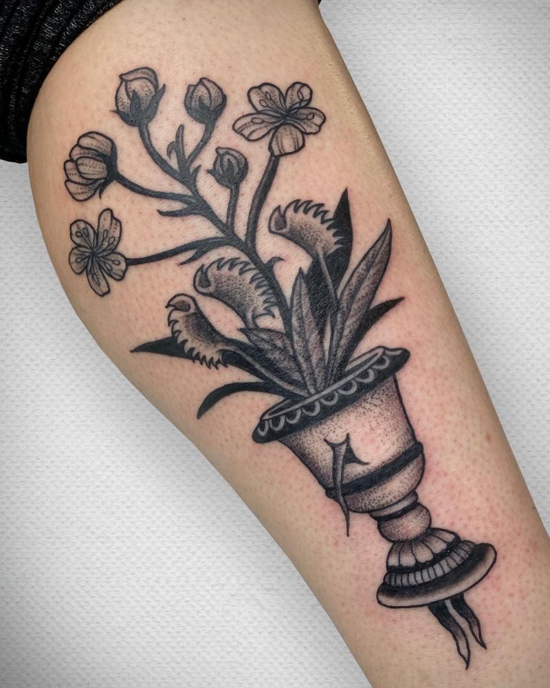 30 Unique Venus Flytrap Tattoos You Must Love