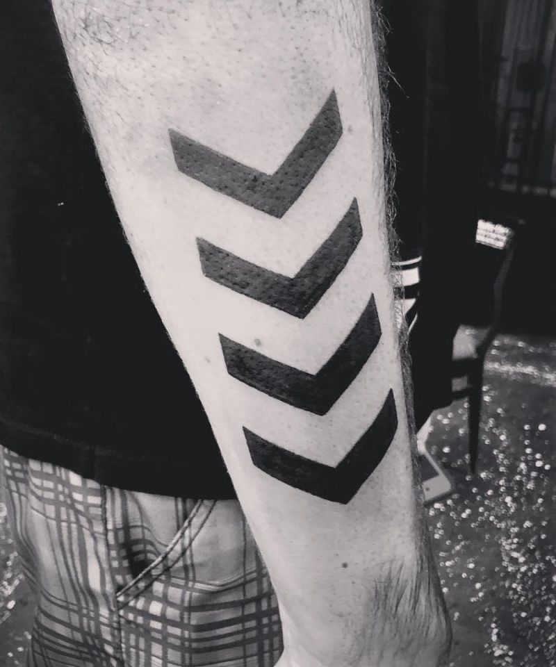 30 Unique Chevron Tattoos You Can Copy