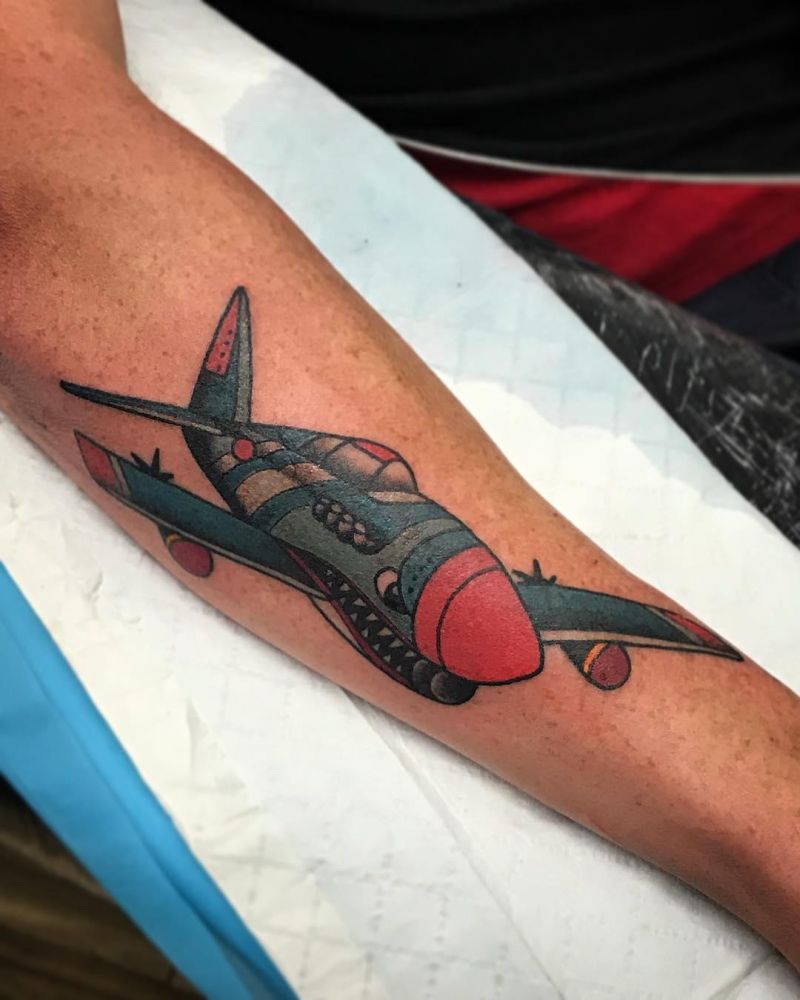 30 Great Jet Tattoos You Will Love