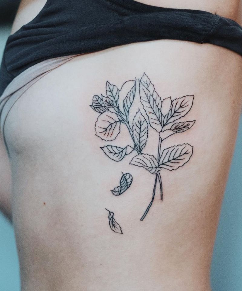 30 Pretty Mint Tattoos You Can Copy